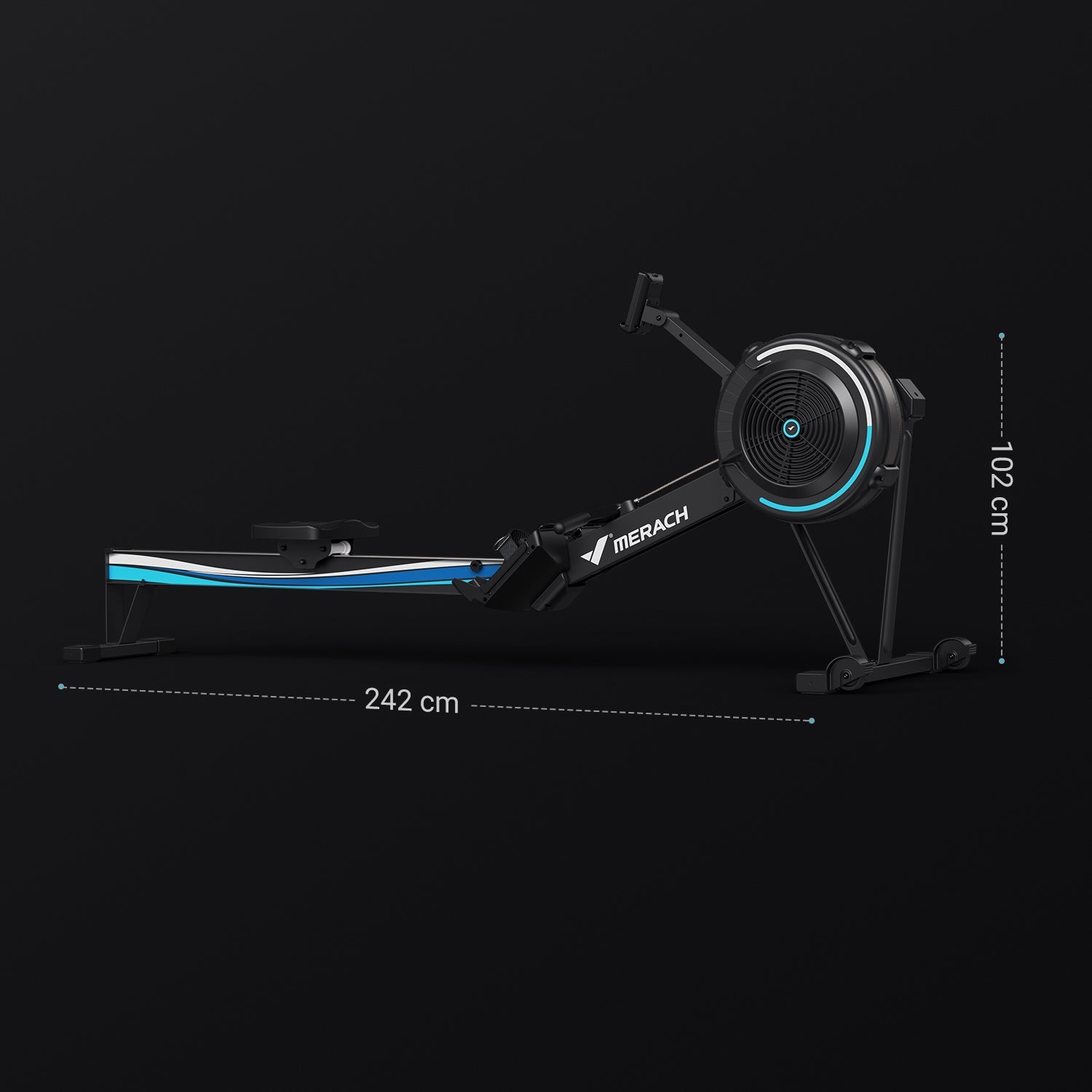 Merach R50 Rowing Machine with Air Resistance
