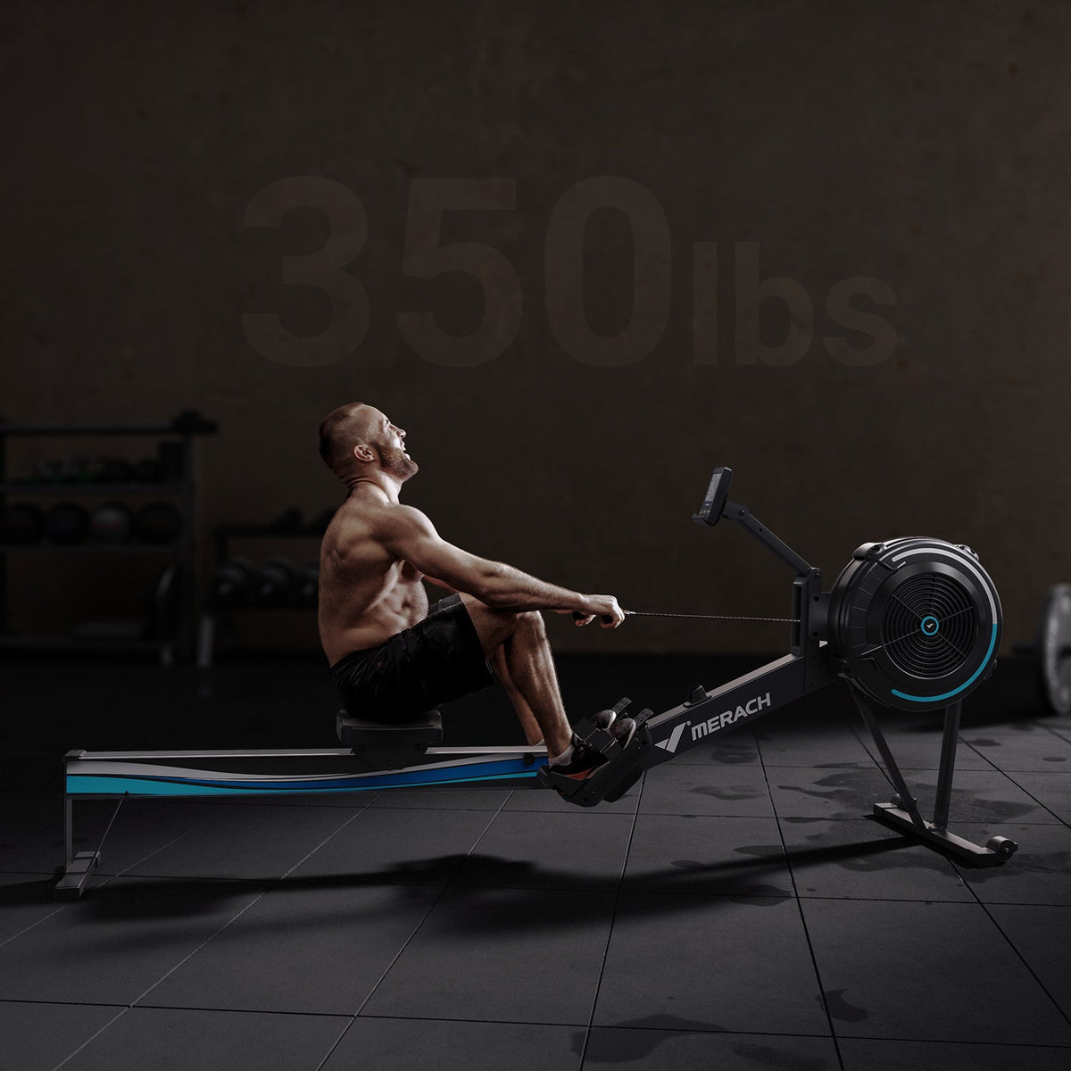 Merik Rowing Machine Merach R50 Rowing Machine with Air Resistance