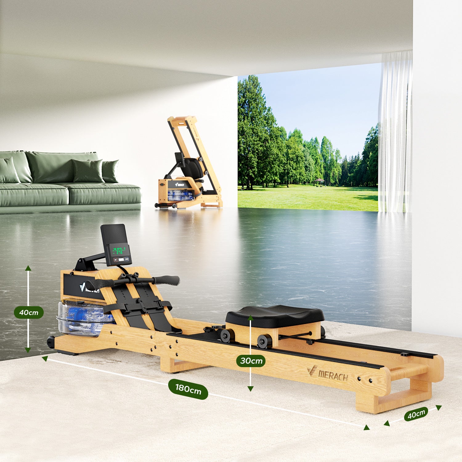Merach R23O1 Water Rowing Machine