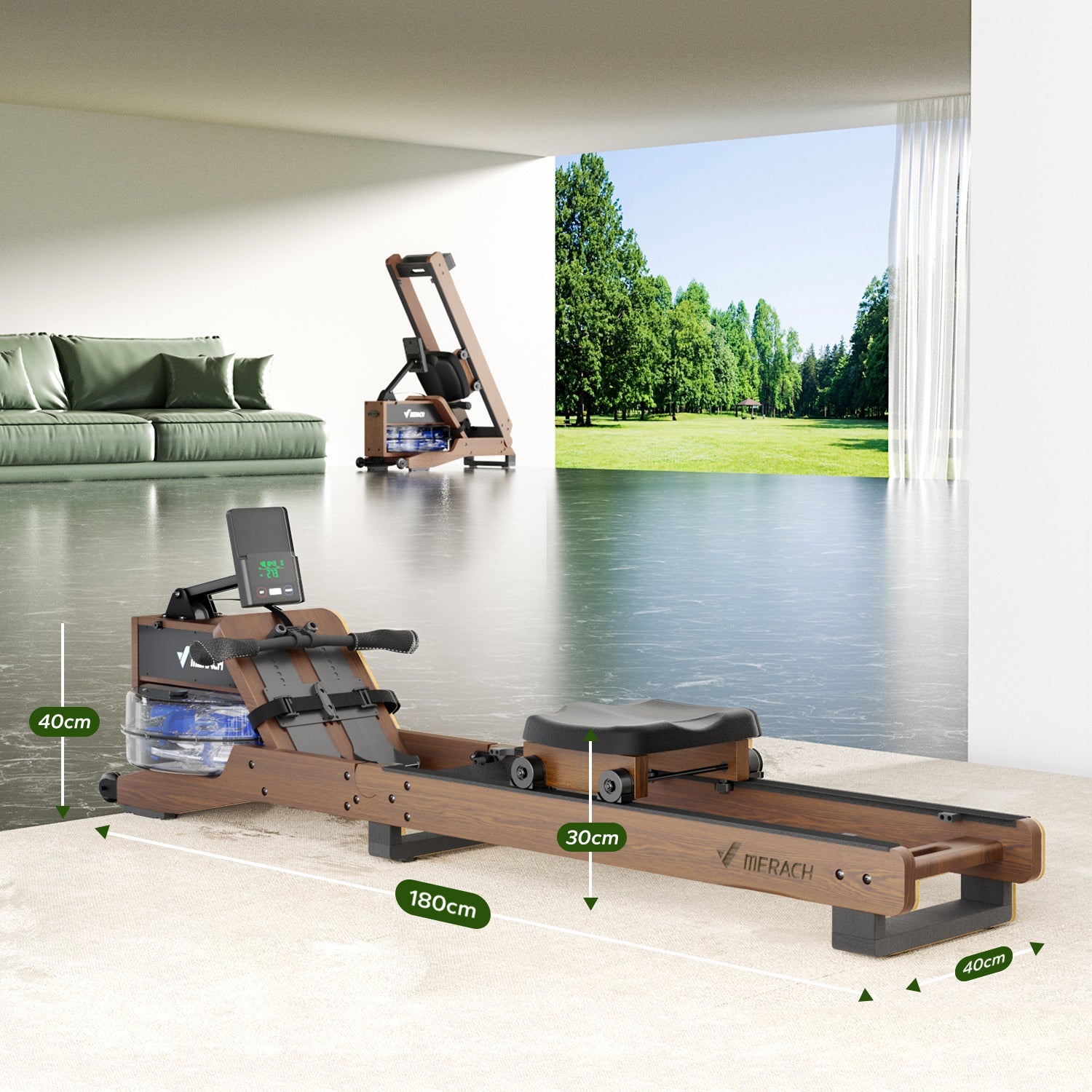 Merach R23R1 Water Rowing Machine