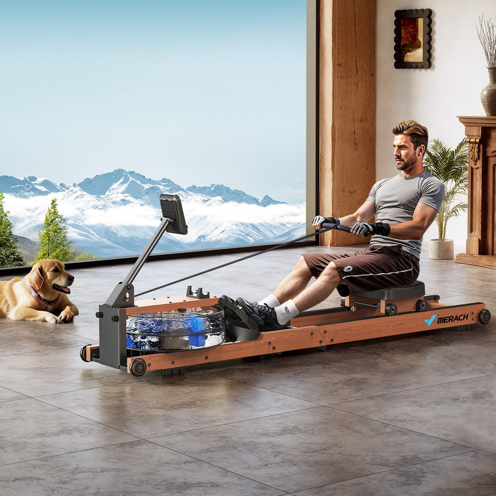 Merik Rowing Machine Merach R28R1 Water Rowing Machine
