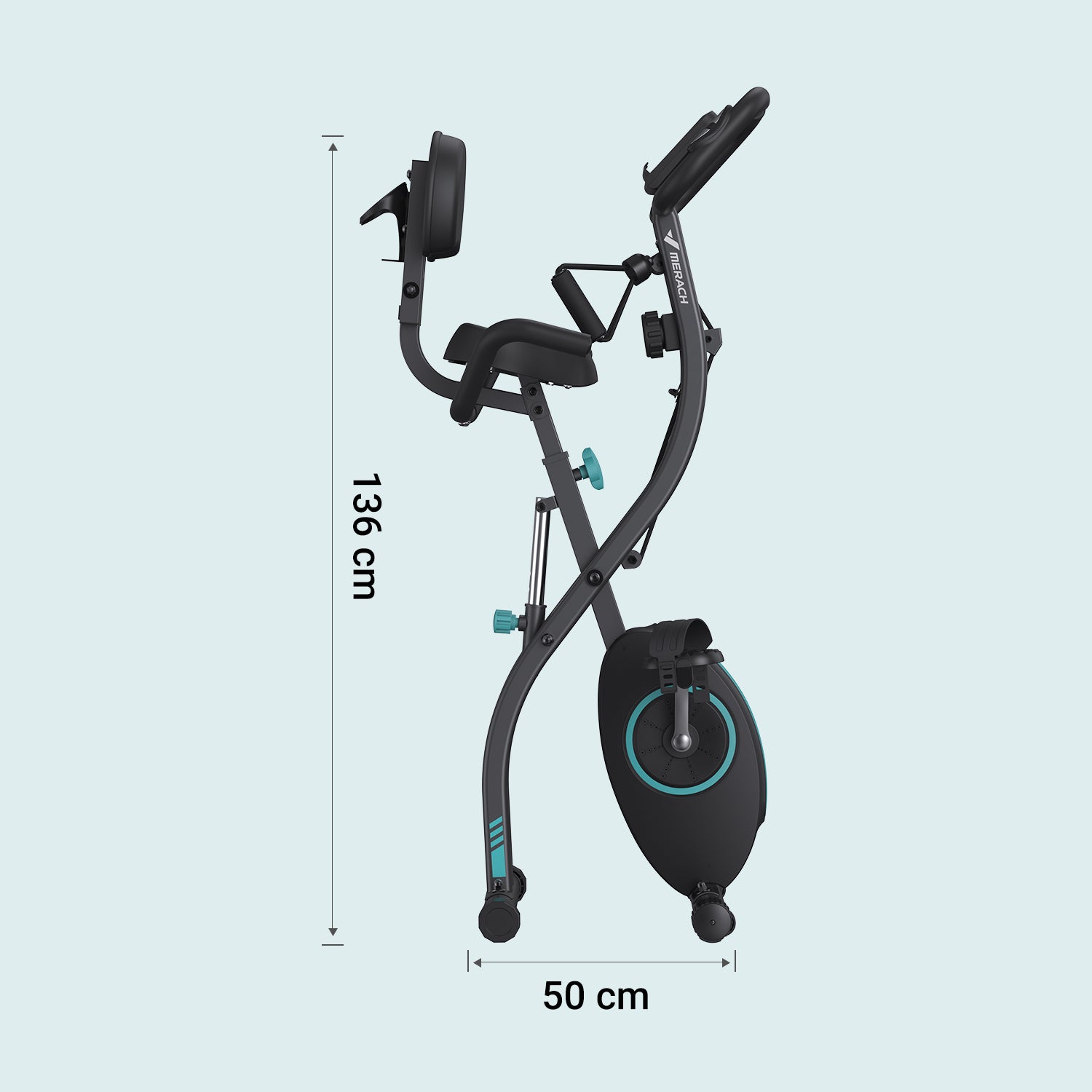 Merach S15B2 4-in-1 Home Exercise Bike Black